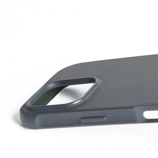Mujjo iPhone 16 Pro Max Skal Shield Case Steel Blue