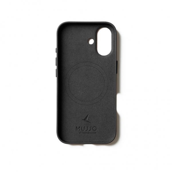 Mujjo iPhone 17 Skal Full Leather Case MagSafe Svart