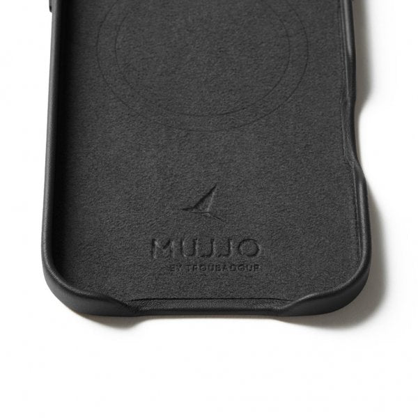 Mujjo iPhone Air Skal Full Leather Case MagSafe Svart
