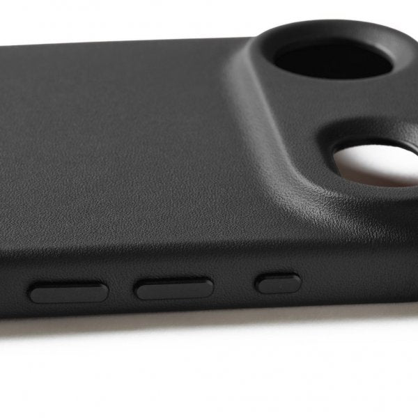 Mujjo iPhone Air Skal Full Leather Case MagSafe Svart