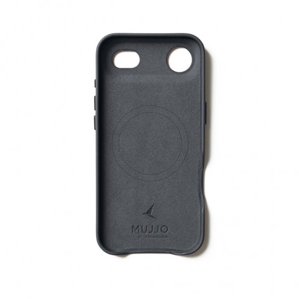 Mujjo iPhone Air Skal Full Leather Case MagSafe Basalt