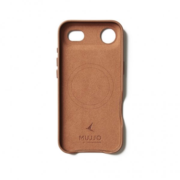 Mujjo iPhone Air Skal Full Leather Case MagSafe Tan