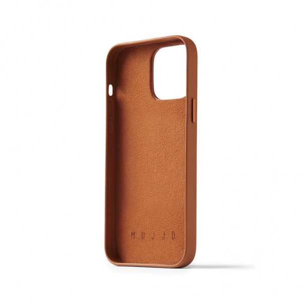 Mujjo iPhone 14 Pro Max Skal Full Leather Wallet Case Monaco Blue