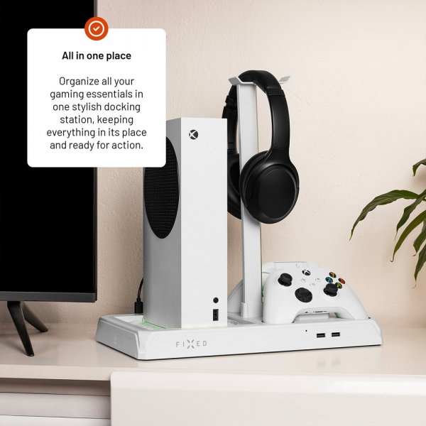 Fixed Multifunktionell Dockningsstation till Xbox Series X/Series S Vit