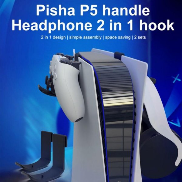 Ipega Multifunktionell Sidohängare till PlayStation 5 2-pack