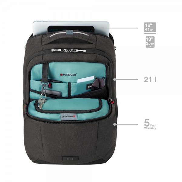Wenger MX Professional 16" Datorryggsäck Grå