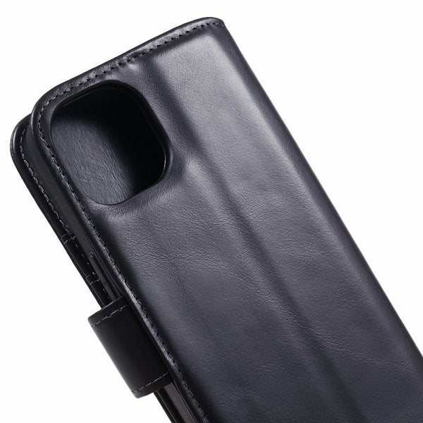 Nordic Covers iPhone 11 Fodral Essential Leather Raven Black