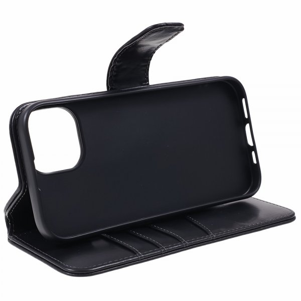 Nordic Covers iPhone 12/iPhone 12 Pro Fodral Essential Leather Raven Black