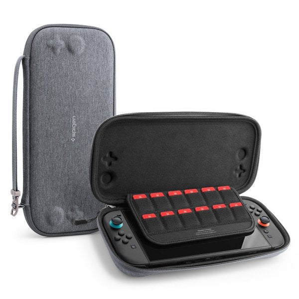 Spigen Nintendo Switch 2 Fodral Klasden Pouch Charcoal Gray