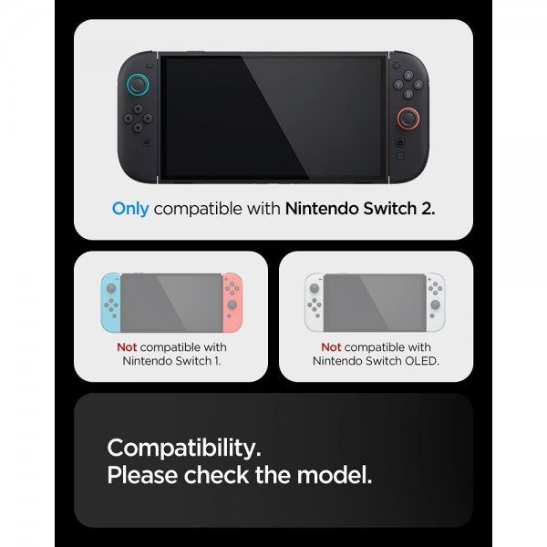 Spigen Nintendo Switch 2 Skal Dual Grip Svart