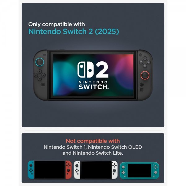 Spigen Nintendo Switch 2 Skal Rugged Armor Matte Black
