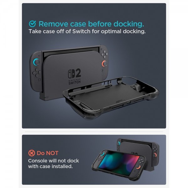 Spigen Nintendo Switch 2 Skal Rugged Armor Matte Black