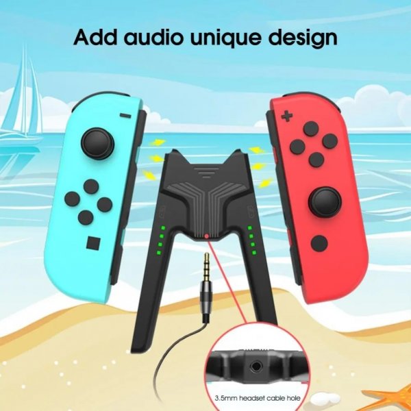 Aolion Nintendo Switch Joy-Con Laddningsgrepp