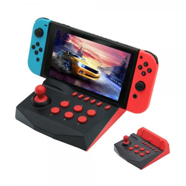 Nintendo Switch/Switch Lite Arkad Spelkontroll med Joystick Svart/Röd