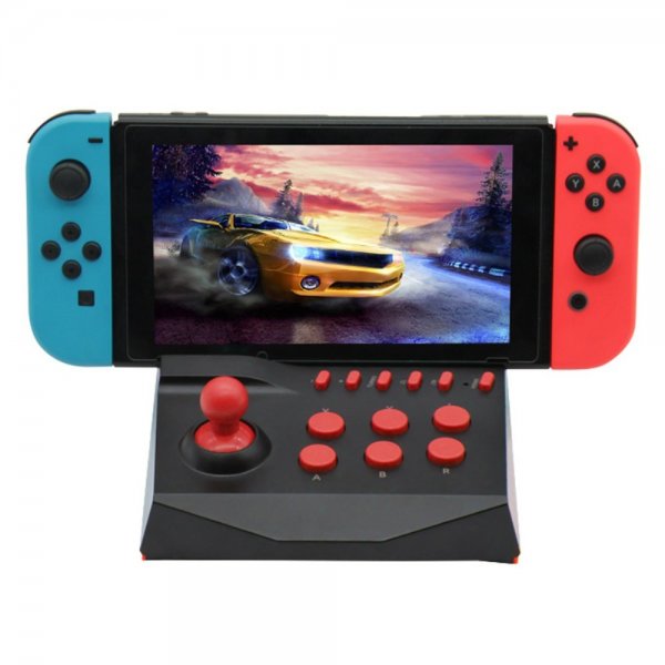 Nintendo Switch/Switch Lite Arkad Spelkontroll med Joystick Svart/Röd