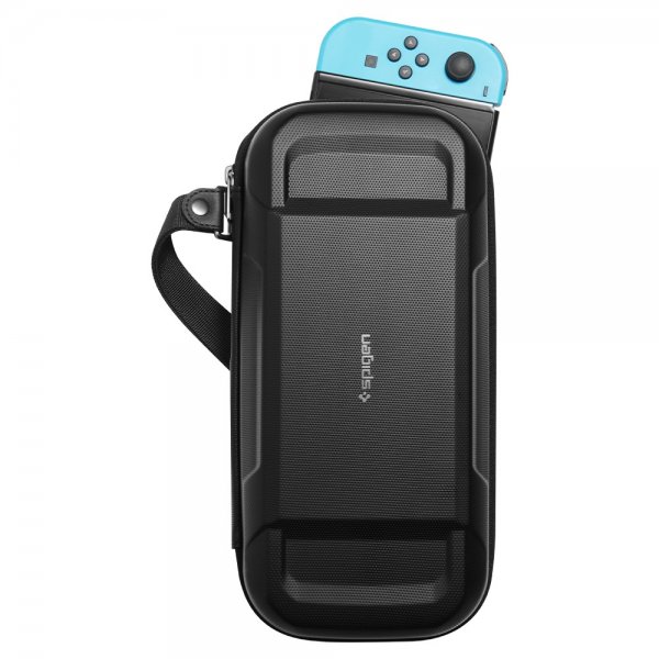 Spigen Nintendo Switch/Switch OLED Fodral Rugged Armor Pro Svart