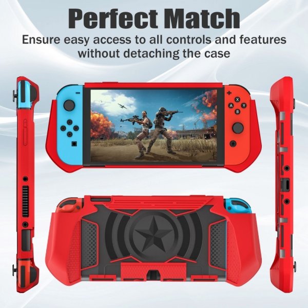 Nintendo Switch OLED Skal Röd