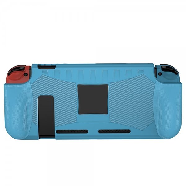 Nintendo Switch Skal Kolfibermönster Blå