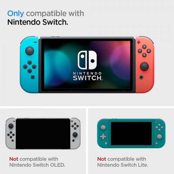 Spigen Nintendo Switch Skal Rugged Armor Matte Black