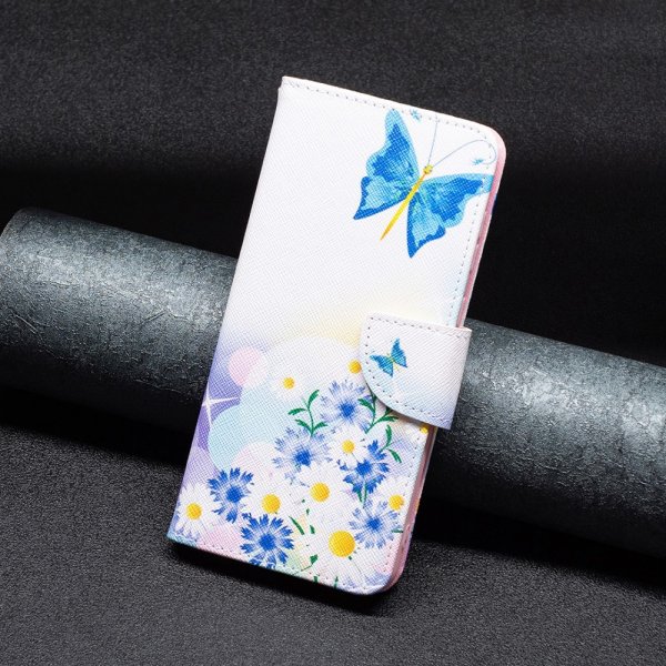Nokia G11/G21 Fodral Motiv Fjärilar och Blommor
