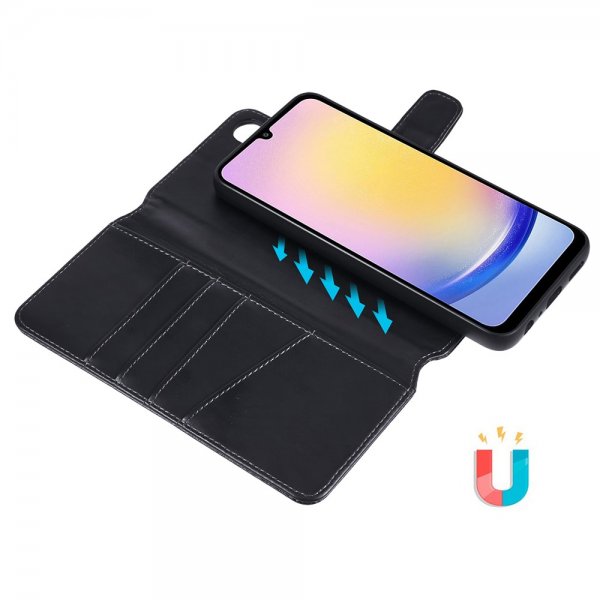 Nordic Covers Samsung Galaxy A15 Fodral MagLeather Raven Black