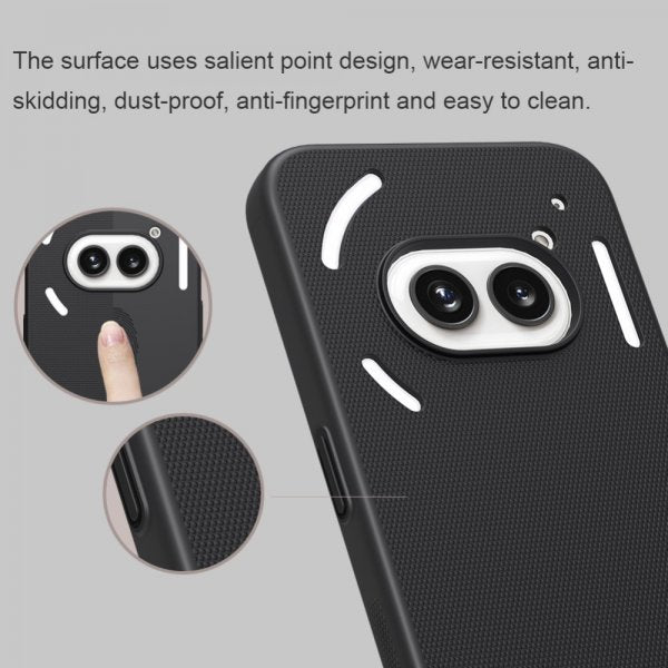 Nillkin Nothing Phone (2a) Skal Super Frosted Shield Svart
