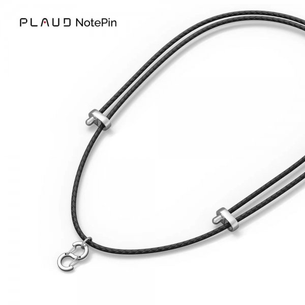 Plaud NotePin nyckelband Svart