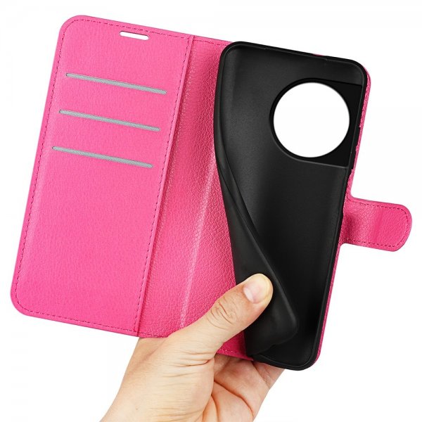 OnePlus 11 Fodral Litchi Magenta