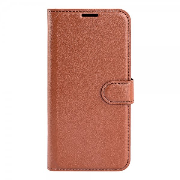 OnePlus 12 Fodral Litchi Brun