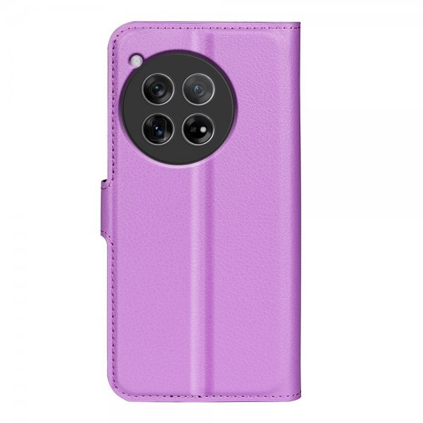 OnePlus 12 Fodral Litchi Lila