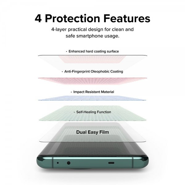 Ringke OnePlus 12 Skärmskydd Dual Easy Film 2-pack
