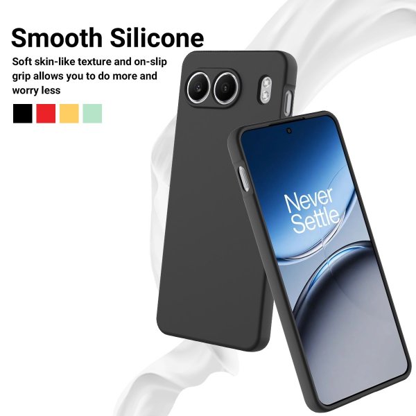 OnePlus Nord 4 Skal med Strap Silikon Svart