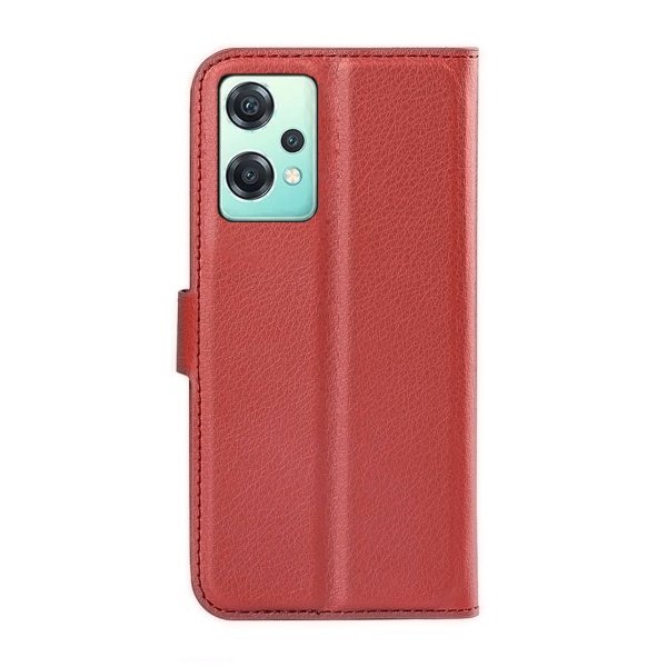 OnePlus Nord CE 2 5G Fodral med Stativ Brun