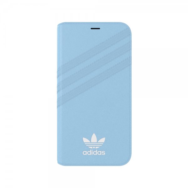 Adidas iPhone X/Xs Fodral OR Booklet Case Suede FW18 Blå