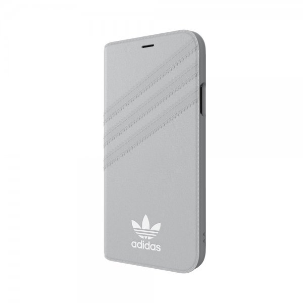 Adidas iPhone X/Xs Fodral OR Booklet Case Suede FW18 Grå