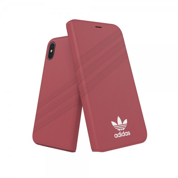 Adidas iPhone X/Xs Fodral OR Booklet Case Suede FW18 Rosa