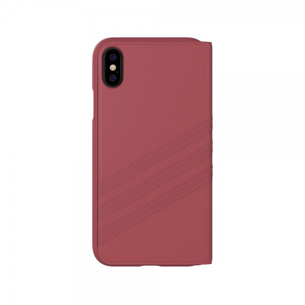Adidas iPhone X/Xs Fodral OR Booklet Case Suede FW18 Rosa