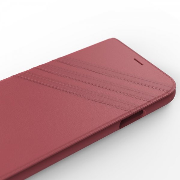 Adidas iPhone X/Xs Fodral OR Booklet Case Suede FW18 Rosa