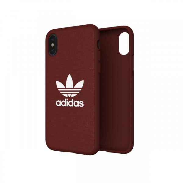Adidas iPhone X/Xs Skal OR Trefoil Snap Case Canvas FW18 Maroon