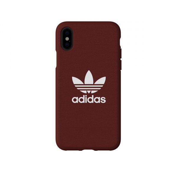Adidas iPhone X/Xs Skal OR Trefoil Snap Case Canvas FW18 Maroon