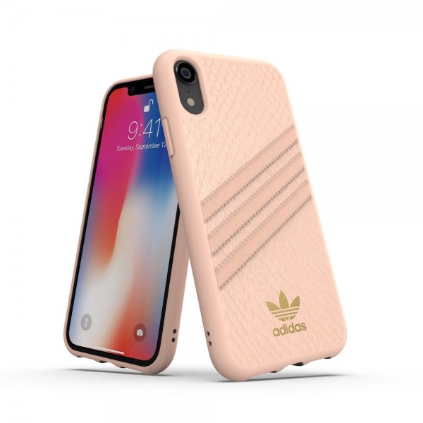 Adidas iPhone Xr Skal OR 3-Stripes Snap Case Snake FW18 Rosa