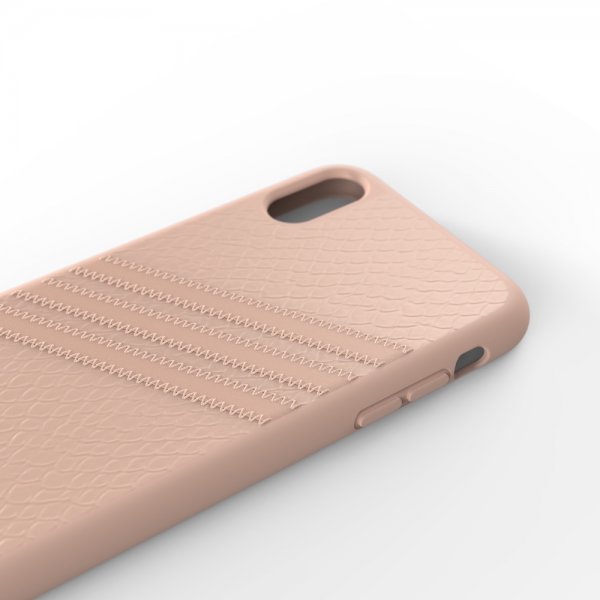 Adidas iPhone Xr Skal OR 3-Stripes Snap Case Snake FW18 Rosa