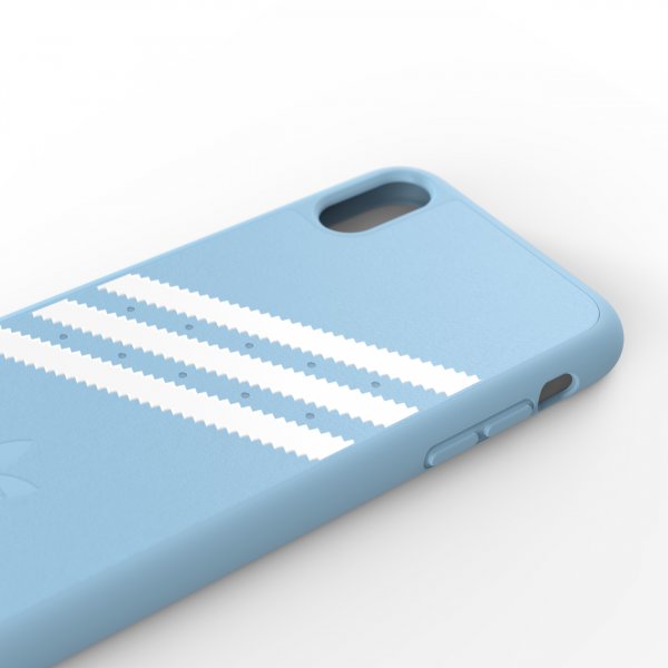 Adidas iPhone Xr Skal OR Moulded Case Suede FW18 Ljusblå