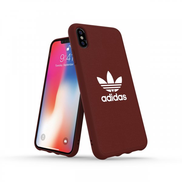 Adidas iPhone Xs Max Skal OR Moulded Case Canvas FW18 Maroon