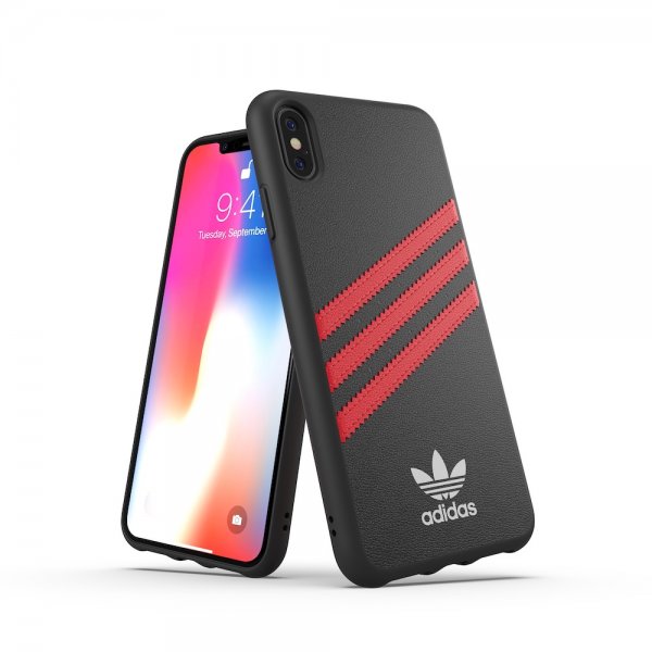 Adidas iPhone Xs Max Skal OR Moulded Case FW18 Röd Svart