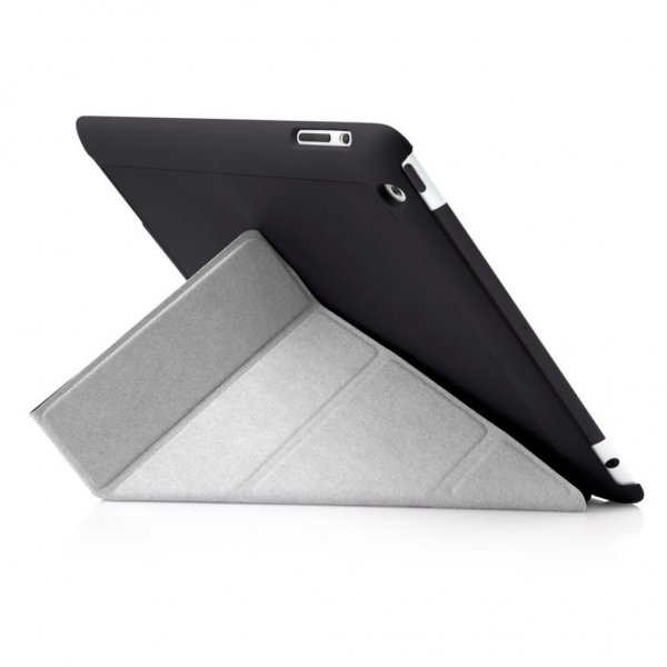 Pipetto iPad 9.7 (gen 2/3/4) Fodral Origami Svart