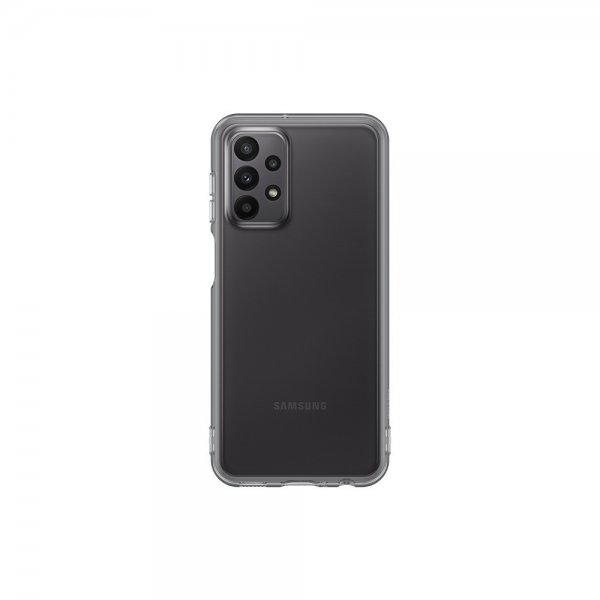 Samsung Original Galaxy A23 5G Skal Soft Clear Cover Svart