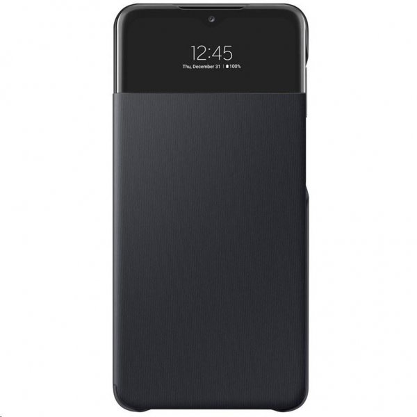 Samsung Original Galaxy A32 5G Fodral Smart S View Wallet Cover Svart