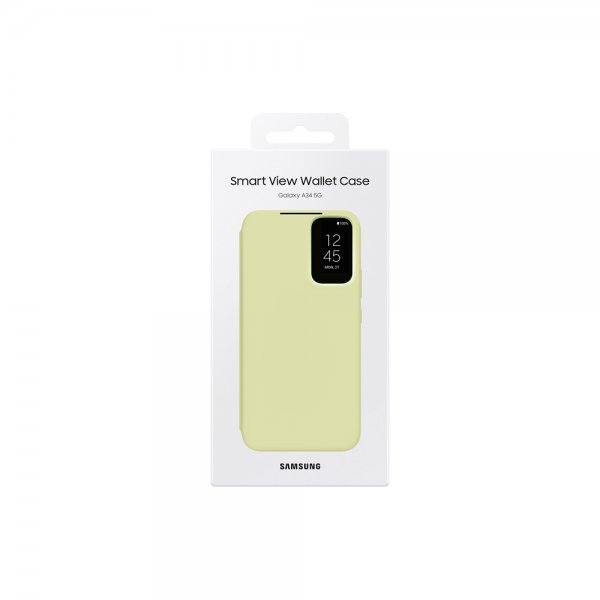 Samsung Original Galaxy A34 5G Fodral Smart View Wallet Case Lime