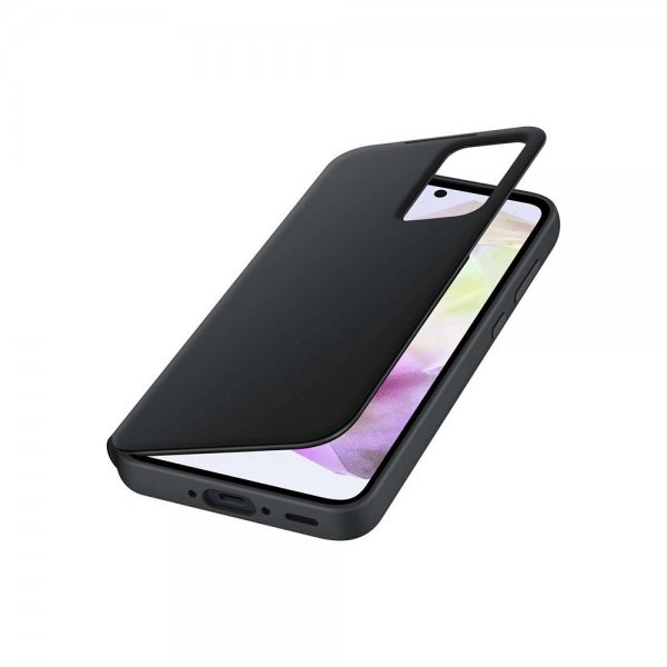 Samsung Original Galaxy A35 Fodral Smart View Wallet Case Svart